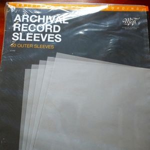 50 outer sleeves for vinyl records